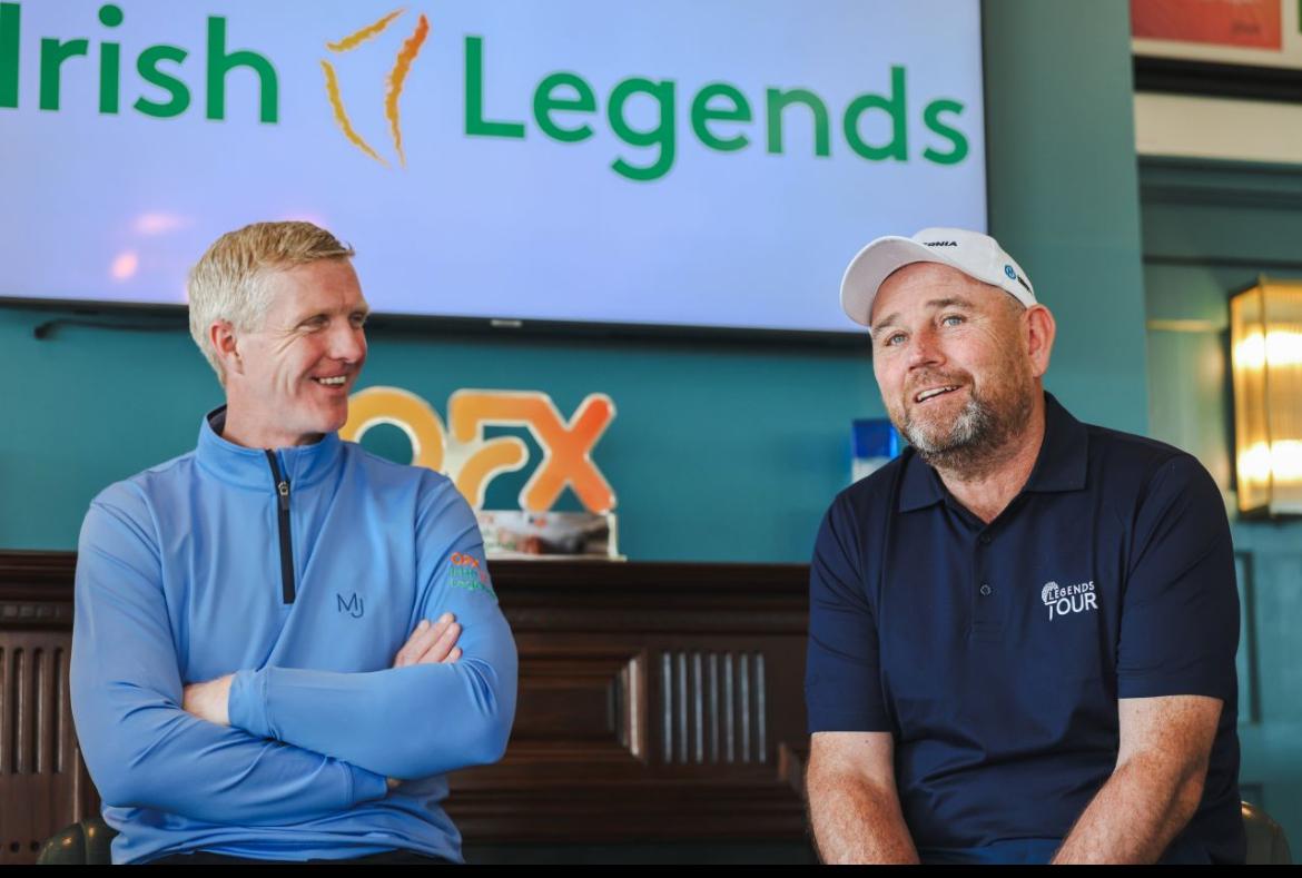 I'm trying to get The King to realise that I only lost one game at Nowlan Park and that's why we have 11 All Ireland's between us. <a href="/OFXIrishLegends/">OFX Irish Legends</a> <a href="/officialgaa/">The GAA</a> <a href="/euLegendsTour/">Legends Tour</a> <a href="/mountjuliet/">Mount Juliet Estate</a>