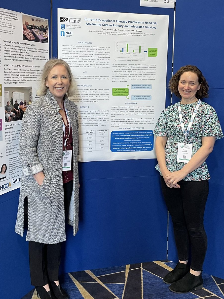 Dr Yvonne Codd (@yvonnecodd) on Twitter photo A sunny morning start to #AICIC25
Glad to share #occupationaltherapy research and practice focusing on integrated care to deliver timely and seamless care with colleagues Gary Killeen & <a href="/PaulaMinchin/">Paula Minchin</a>
<a href="/IFICInfo/">IFIC Updates</a>
<a href="/AOTIrmdag/">AOTI Rheumatic & Musculoskeletal Disorders AG</a>
<a href="/TrinityMed1/">School of Medicine</a> A sunny morning start to #AICIC25
Glad to share #occupationaltherapy research and practice focusing on integrated care to deliver timely and seamless care with colleagues Gary Killeen & <a href="/PaulaMinchin/">Paula Minchin</a>
<a href="/IFICInfo/">IFIC Updates</a>
<a href="/AOTIrmdag/">AOTI Rheumatic & Musculoskeletal Disorders AG</a>
<a href="/TrinityMed1/">School of Medicine</a>