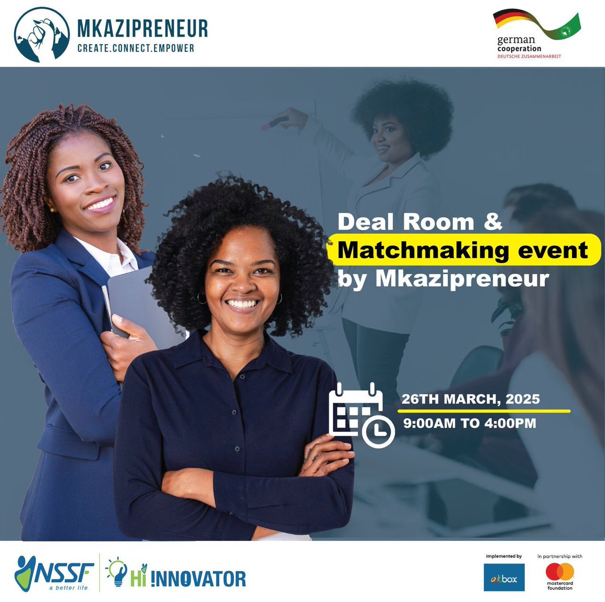 asiimireritah's tweet photo. Investment and support from investors are crucial factors influencing the growth and success of women-owned businesses. #MatchmakingEvent #NSSFHiinnovator #DealRoom
@mkazipreneur
@GIZAfricanUnion @nssfug @OutboxHub @MastercardFdn https://t.co/BK4gv0CVWQ