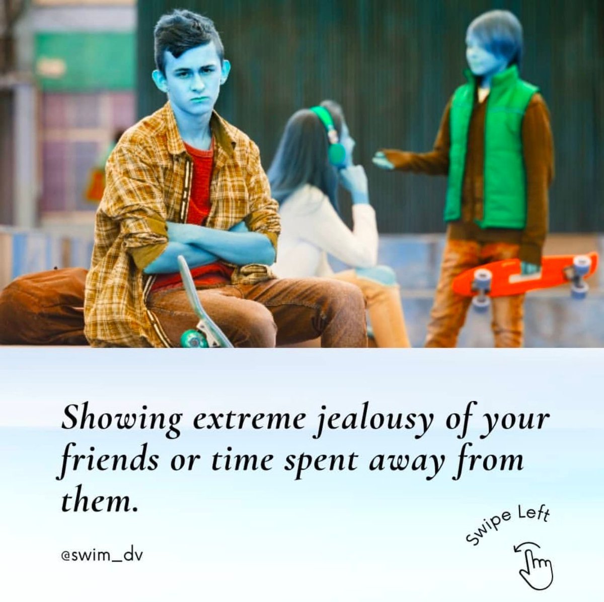 SWIM_DV's tweet image. Abuse isn’t always physical. It can be control, manipulation, isolation, constant criticism, or threats. If it makes you feel small, scared, or trapped, it’s not love. Know the signs. Ask for help. Break free. #KnowTheSigns #YouAreNotAlone