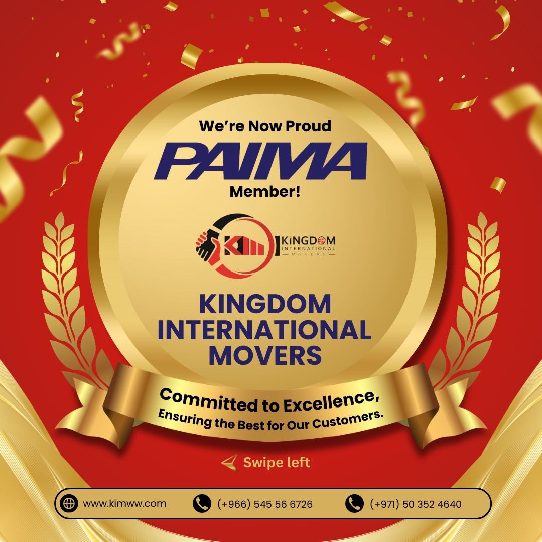 kimww_movers's tweet image. We're PAIMA members! 🤝 

Expanding our network for better international moves. 

World-class service, now even better! 

#TopMovers #KingdomMovers #MovingSolutions