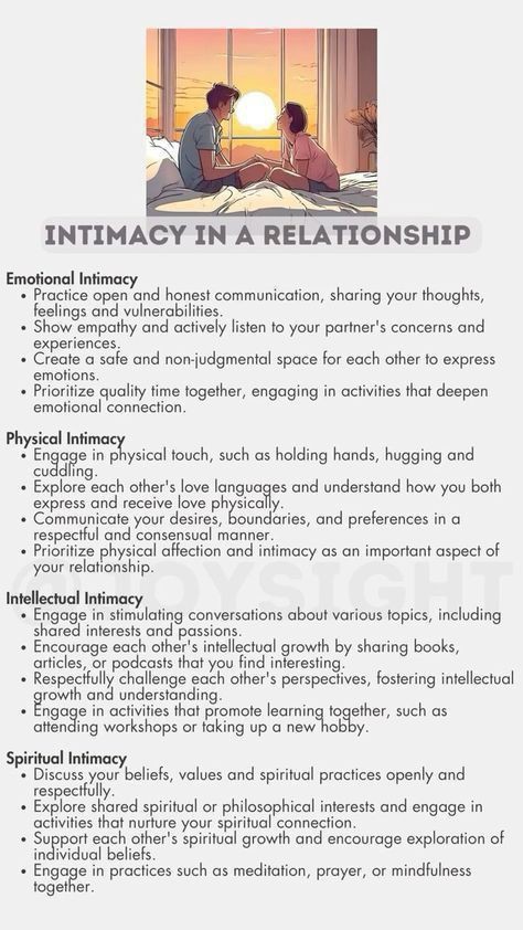 Intimacy In A Relationship