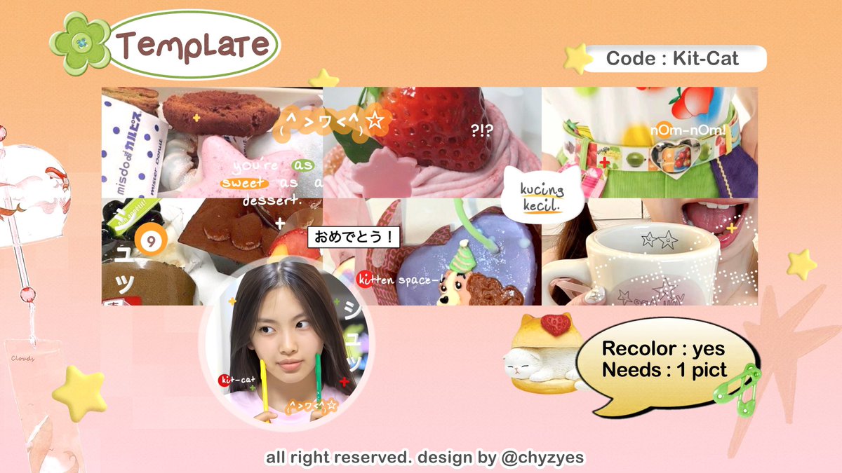 chyzyes's tweet photo. help rt? thankyouuu!🍤🍎🍡

boleh bantu ospek nyaa? aku ada 8 template layout baru yg akan dijual nantinyaa! sekiranyaa ada kemiripan persis dengan ba lain boleh banget dm akuu yaa. terimakacii🐱.

khusus layout yg yujinnya aku ufs yaa :3, sisanyaa nfs u___u

#zonauang #zonaba https://t.co/w8Id9iXKuH
