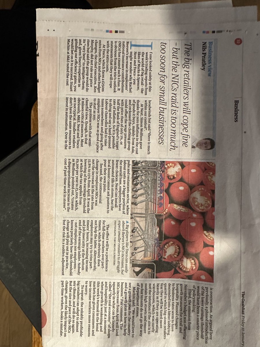 Peter Lawrence (@hcdept) on Twitter photo Just a note to <a href="/RachelforLWP/">Rachel Reeves for Leeds West and Pudsey</a> hikes in tax are killing small businesses Just a note to <a href="/RachelforLWP/">Rachel Reeves for Leeds West and Pudsey</a> hikes in tax are killing small businesses