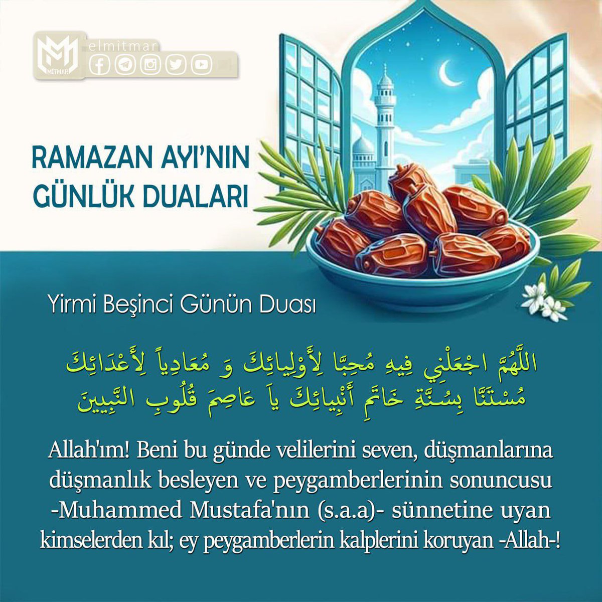 elmitmar's tweet photo. #RamazanAyı #Oruç #Dualar #SahurVakti #Ramadan #İftarVakti https://t.co/1xwOw6Jqep