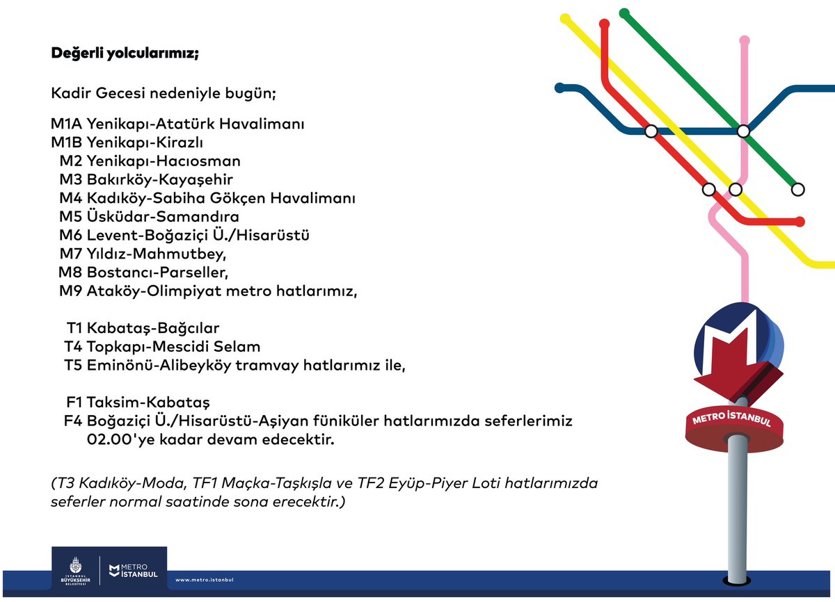 #MetroDuyuru