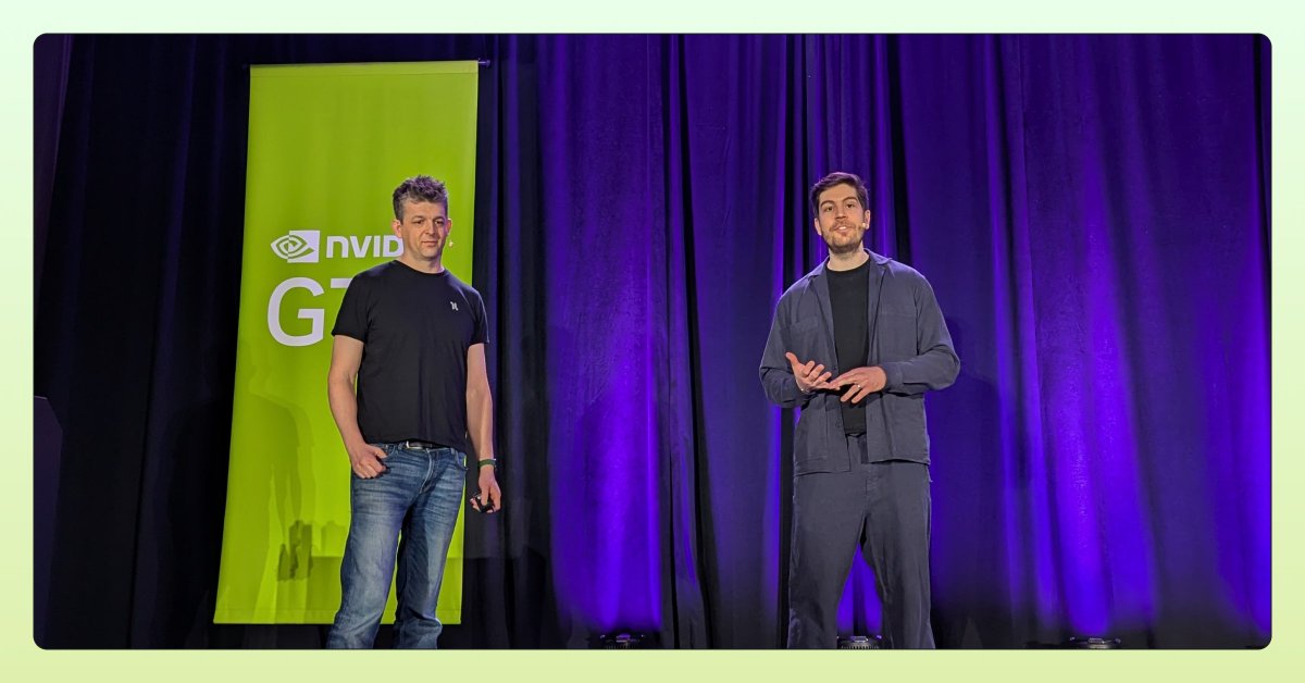 Isomorphic Labs (@isomorphiclabs) on Twitter photo Our Chief Technology Officer, <a href="/SergeiIakhnin/">Sergei Yakneen</a>, and Chief AI Officer, <a href="/maxjaderberg/">Max Jaderberg</a>, took the stage at #NVIDIAGTC to discuss how we are applying and developing AI models, including AlphaFold 3 to rationally design therapeutics at <a href="/IsomorphicLabs/">Isomorphic Labs</a>.
Log in to watch the full session Our Chief Technology Officer, <a href="/SergeiIakhnin/">Sergei Yakneen</a>, and Chief AI Officer, <a href="/maxjaderberg/">Max Jaderberg</a>, took the stage at #NVIDIAGTC to discuss how we are applying and developing AI models, including AlphaFold 3 to rationally design therapeutics at <a href="/IsomorphicLabs/">Isomorphic Labs</a>.
Log in to watch the full session
