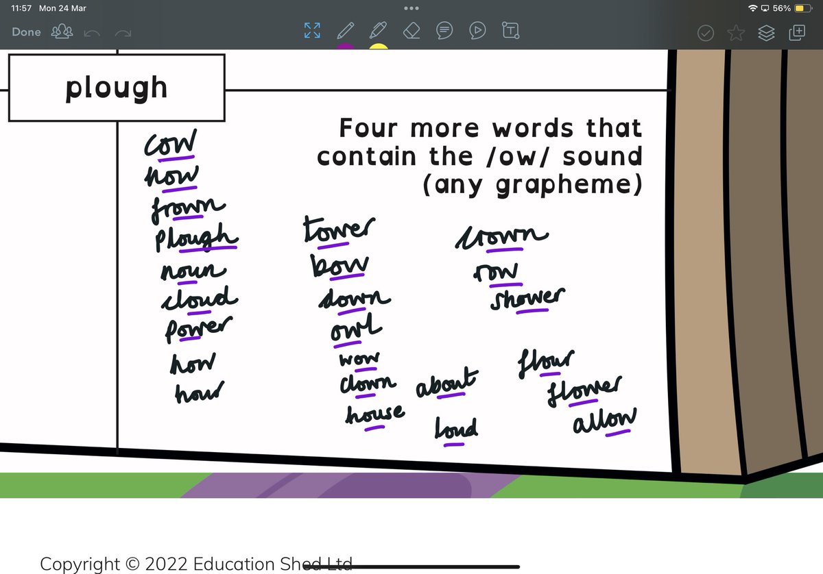 PDA_Y5's tweet image. Practising words with ‘ough’ for spellings this week! 👍🏼😊🌟 #pdaenglish