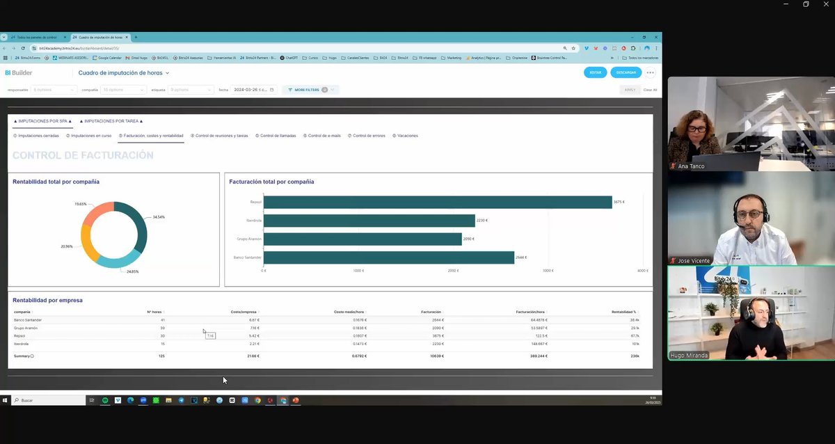 ADISSInforma's tweet image. 🎉 ¡Hemos finalizado con éxito el webinar junto a Bit24!
Un encuentro en el que exploramos cómo integrar hashtag#BiLoop con Bitrix24 para mejorar la gestión y eficiencia de asesorías y despachos profesionales.
¡Nos vemos en la próxima! 
#webinar #Bitrix24 #BiLoop #asesorías