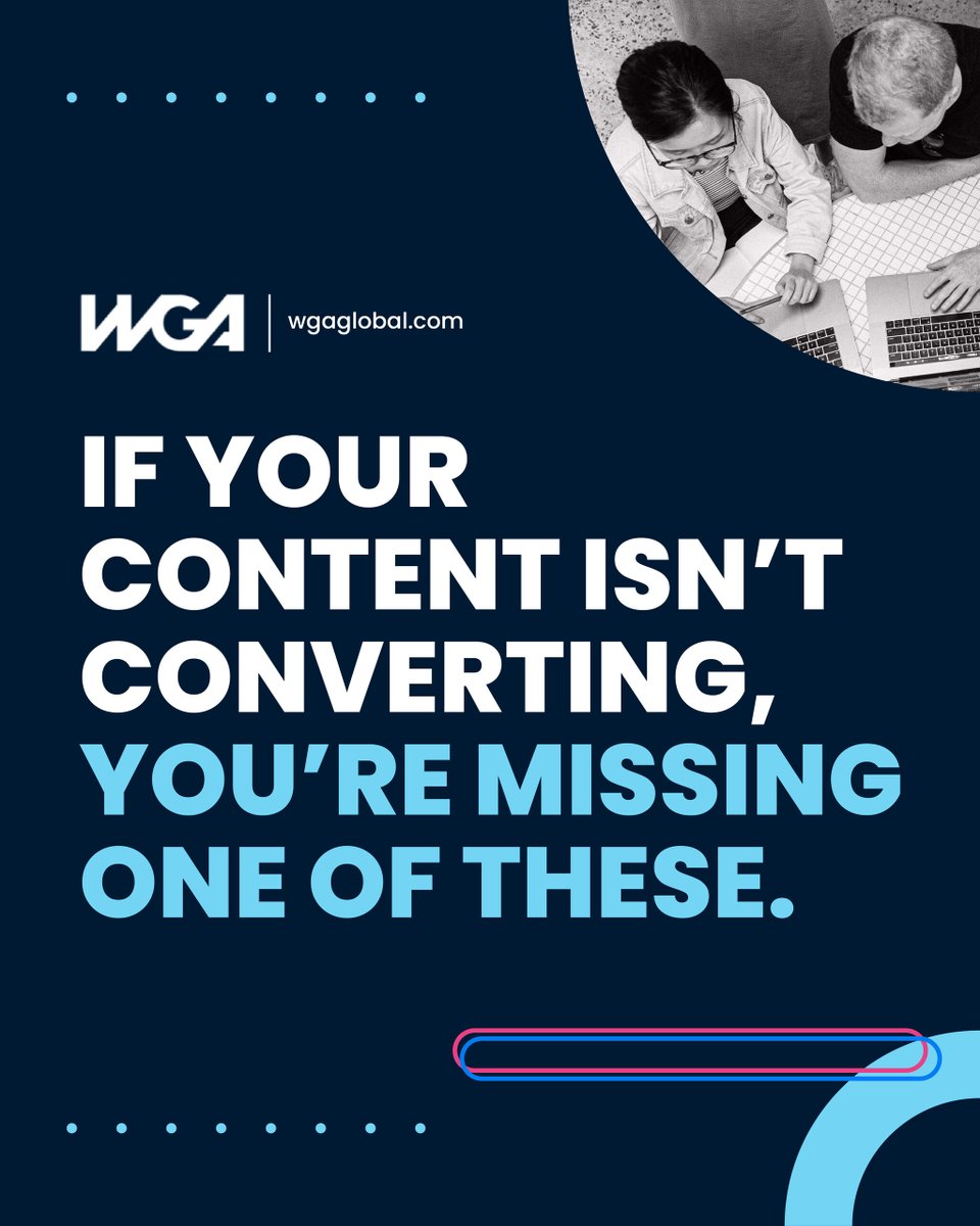 wgadvertising's tweet image. If your content isn’t leading to action, it’s just noise.

This 3-step formula is what we use to stop scrolls, spark interest, and convert consistently.

#ContentThatConverts #MarketingTips #CopywritingStrategy #ContentMarketing #WGAGlobal
