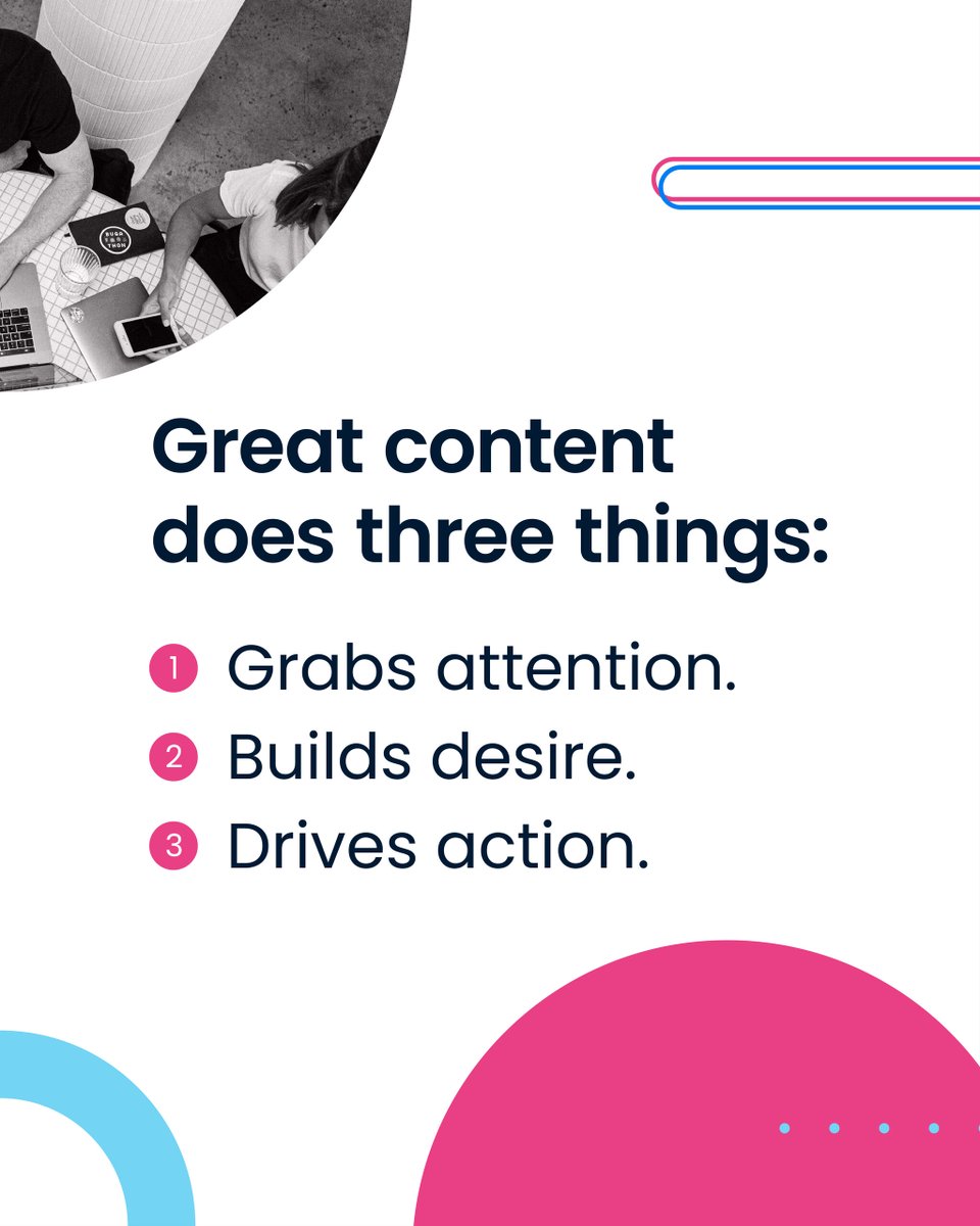 wgadvertising's tweet image. If your content isn’t leading to action, it’s just noise.

This 3-step formula is what we use to stop scrolls, spark interest, and convert consistently.

#ContentThatConverts #MarketingTips #CopywritingStrategy #ContentMarketing #WGAGlobal