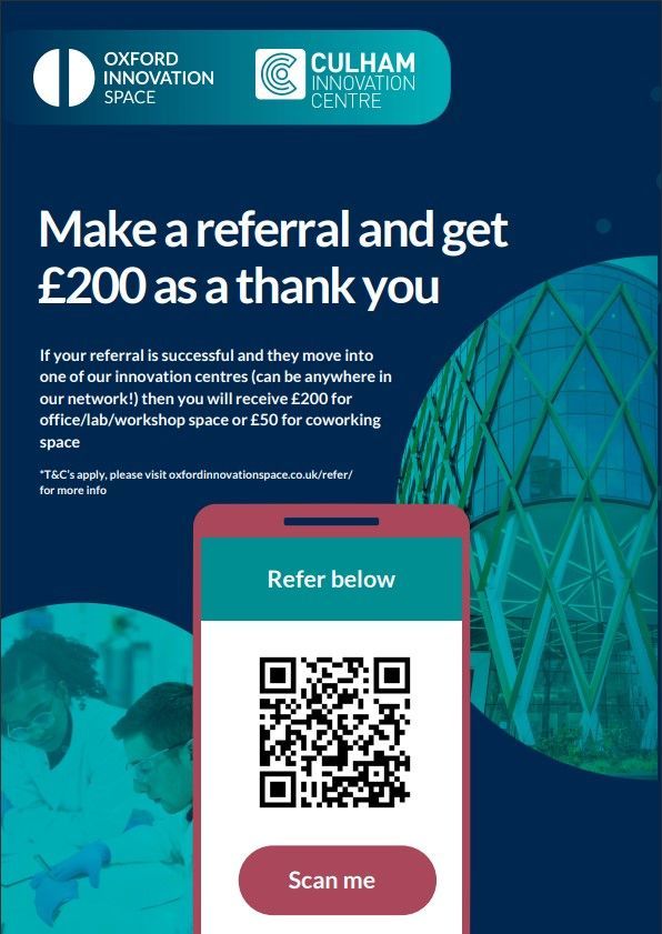 Do you know someone looking for a workspace? 
Refer below today and get rewarded if they join.