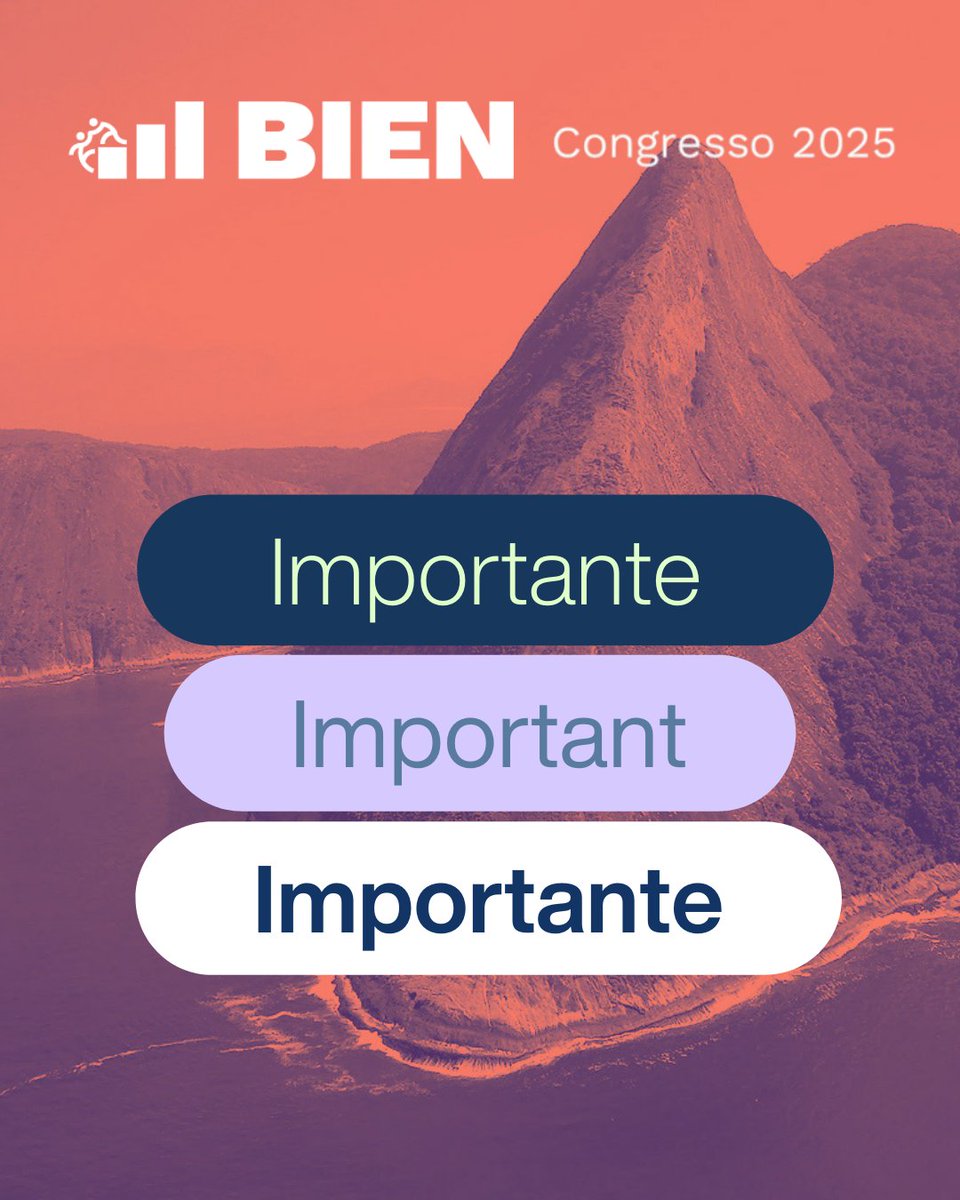 CEDE_grupo's tweet photo. ✅ Temos a satisfação de compartilhar a excelente resposta ao 24º Congresso da @BasicIncomeOrg. Recebemos inscrições de + de 40 países, refletindo o engajamento verdadeiramente global do evento. Continuamos recebendo trabalhos, até 24 de abril, para algumas categorias. ⬇️ https://t.co/AsiMiG4gJK