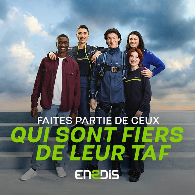 enedis_hdf's tweet photo. Rejoindre @enedis en #alternance, c'est intégrer une entreprise d'avenir et un collectif engagé pour la #transitionécologique. Alors, et pourquoi pas vous ? 🌍⚡#recrutement https://t.co/95GDfPERu6