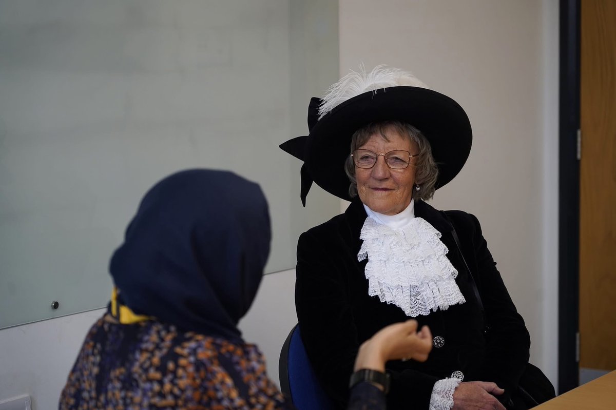 We had the pleasure of hosting the High Sheriff of Lancashire, Helen Bingley, while she toured The making rooms and <a href="/BlackburnMuseum/">Blackburn Museum & Art Gallery</a> 
She spoke to our Health Manager <a href="/nkhanu1/">Nazia</a> about some of the health projects run by our charity.
The visit also included a meeting with