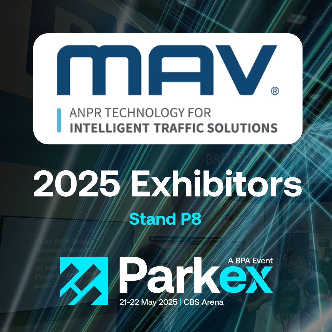 Parkex (@parkex_bpa) on Twitter photo Welcome <a href="/anprcameras/">MAV Systems Ltd</a> (MAV) to Parkex 2025, helping you make parking easier! Find them on stand P8, 21-22 May, CBS Arena.
Register free: shorturl.at/Cltau
๐
ฟ๏ธ Parkex 2025
๐
21-22 May
๐ CBS Arena, Coventry
See what's on: shorturl.at/mhKAl Welcome <a href="/anprcameras/">MAV Systems Ltd</a> (MAV) to Parkex 2025, helping you make parking easier! Find them on stand P8, 21-22 May, CBS Arena.
Register free: shorturl.at/Cltau
๐
ฟ๏ธ Parkex 2025
๐
21-22 May
๐ CBS Arena, Coventry
See what's on: shorturl.at/mhKAl