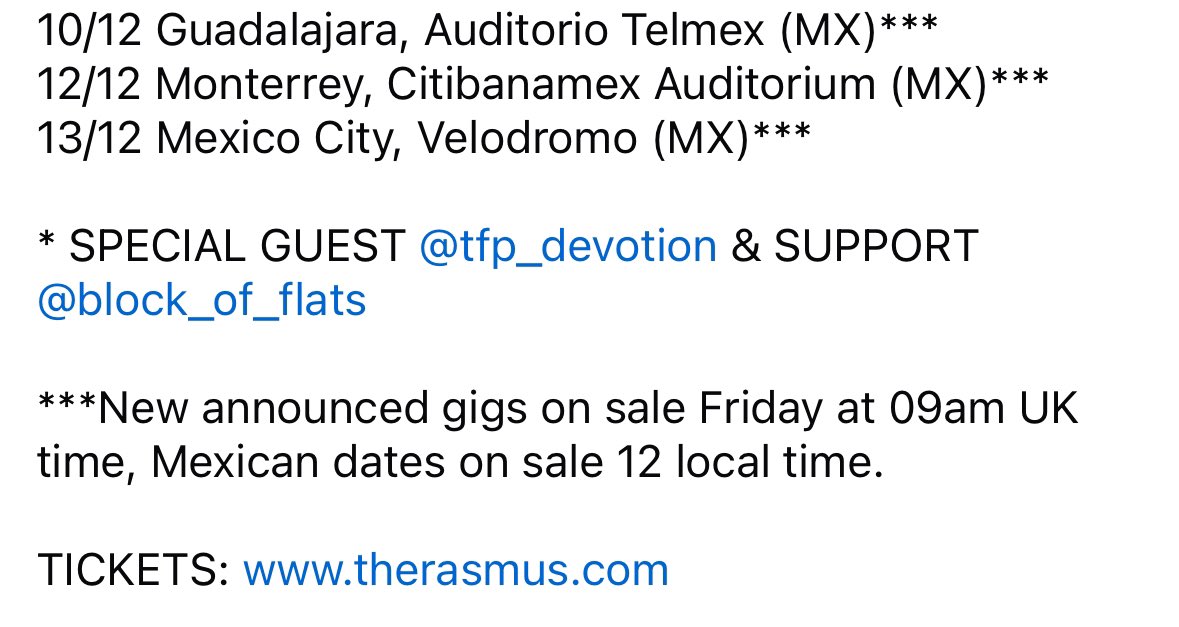 Los siempre bienvenidos #TheRasmus visitarán nuevamente Mexico como parte de su gira Weirdo Tour 2025. Boletos a la venta a partir del viernes a mediodía.