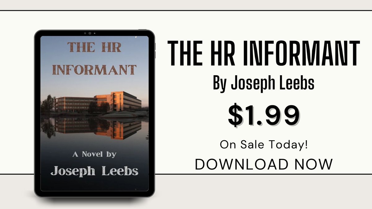 eBookBooster's tweet image. Did you check out 'The HR Informant' by Joseph Leebs? This book is a thrilling tale of complex characters in a precarious situation. #MustRead #Conspiracyhttps://cravebooks.com/b-46351?reference_site=TWEET