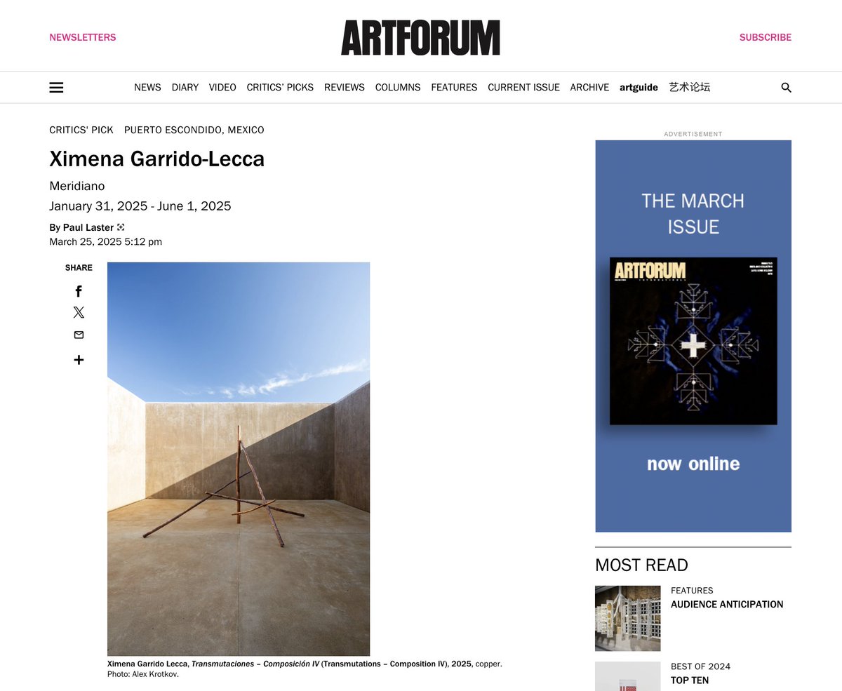 Artforum Critics' Pick: Ximena Garrido-Lecca at Meridiano
artforum.com/events/paul-la…