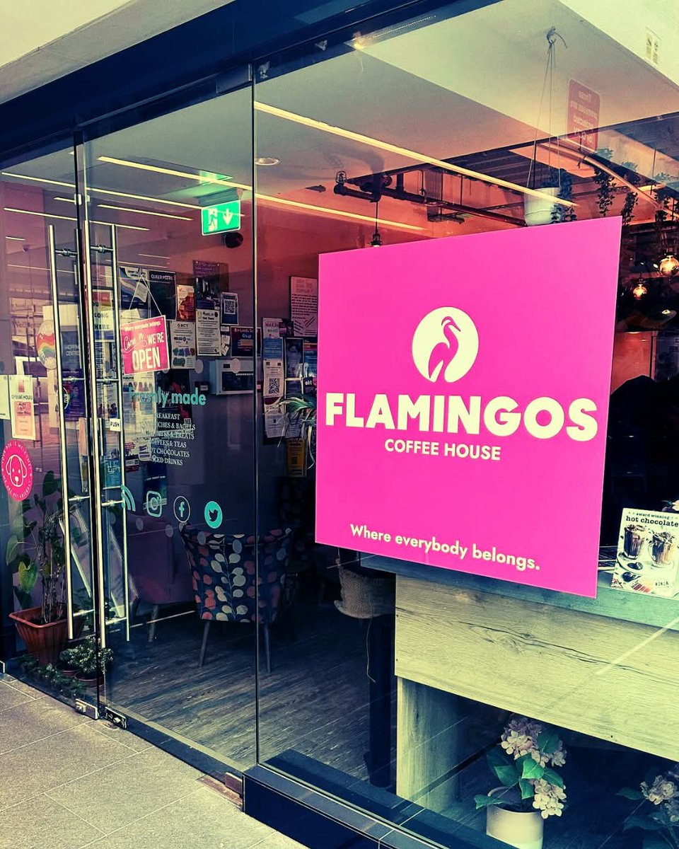 OutTogetherLGBT (@outtogetherlgbt) on Twitter photo Had an amazing time at <a href="/FlamingosCoffee/">Flamingos Coffee</a> 🎉 Congrats on an epic first week & gorgeous branding! Their art exhibition with Pyramid of Arts showcases queer & disabled artists' work. Excited to see what's next for this pink gem in Leeds! 🌈☕️ #LeedsLGBTQ #CommunityCafe Had an amazing time at <a href="/FlamingosCoffee/">Flamingos Coffee</a> 🎉 Congrats on an epic first week & gorgeous branding! Their art exhibition with Pyramid of Arts showcases queer & disabled artists' work. Excited to see what's next for this pink gem in Leeds! 🌈☕️ #LeedsLGBTQ #CommunityCafe