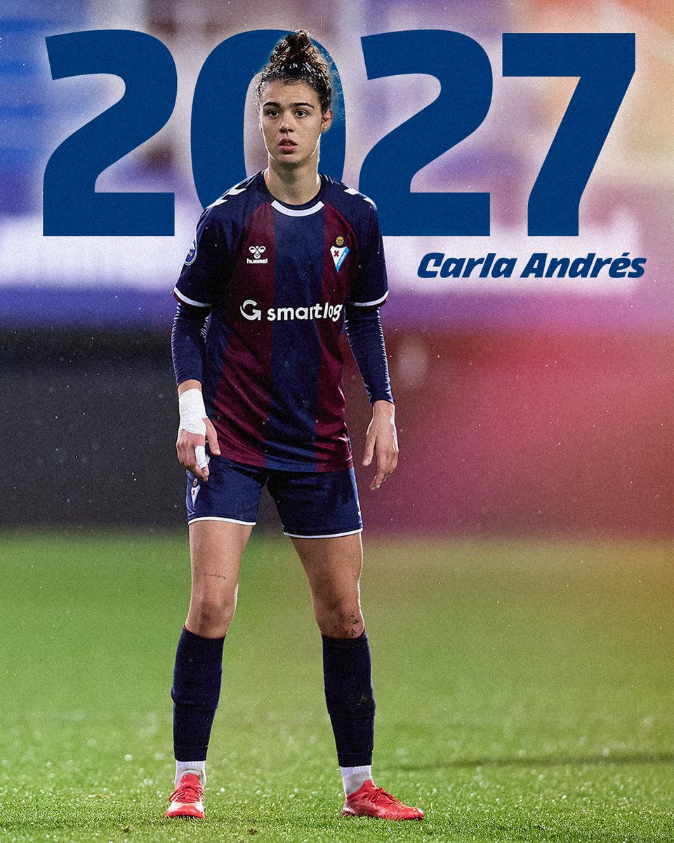 💣 𝐎𝐅𝐈𝐙𝐈𝐀𝐋𝐀 | 𝐎𝐅𝐈𝐂𝐈𝐀𝐋

📝 Carla Andrés renueva con el Eibar hasta junio de 2027.

🤩 La central de 22 años firma por sus cuarta y quinta temporadas en el equipo armero.

#Carla2027 | #BetiArmaginak ⚔️