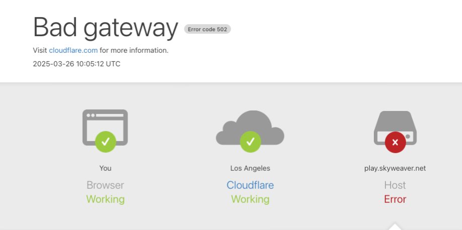 今天突然打不开网站，<a href="/SkyweaverGame/">Skyweaver</a> 从去年8月就没更新推特了，哎，想当年我真的爱过这个游戏.....
