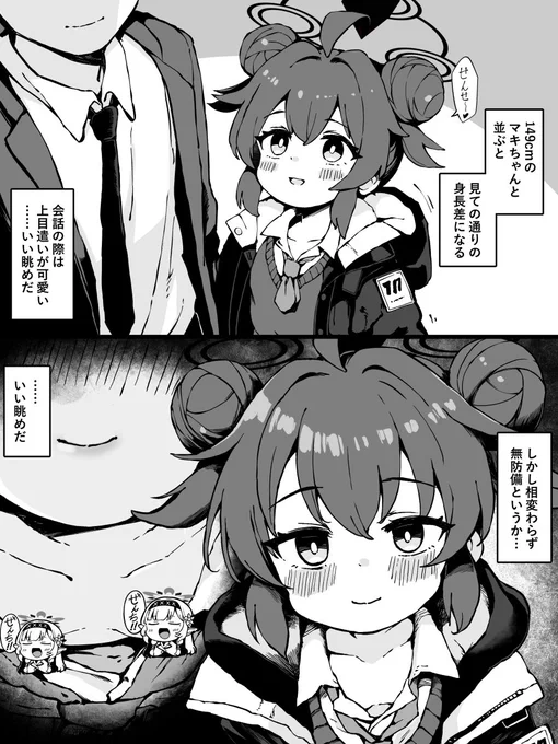 小柄なマキちゃんを俯瞰で眺めると、そこには絶景が!?(※全知ガードあり!!)…1/2 