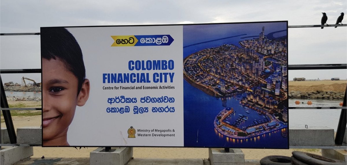 Arachiint's tweet photo. Colombo Port City will one day go into the history books for redefining Sri Lanka's history. The greatest geopolitical story (never) told. https://t.co/VuIGUkhYwD
