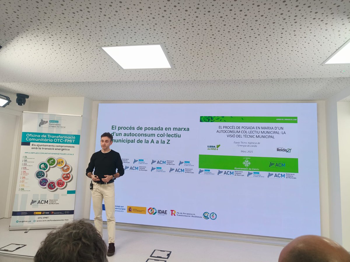 clusterEE's tweet image. 🔋 Participem en la Jornada d&apos;Autoconsums Col·lectius de l&apos;ACM! 🚀

Des del #CEEC, hem iniciat la setmana amb força, amb la participació del clúster i els seus membres en la jornada organitzada per la @Fundació Municipalista d’Impuls Territorial (#FMIT) de l&apos;@ACMunicipis .…