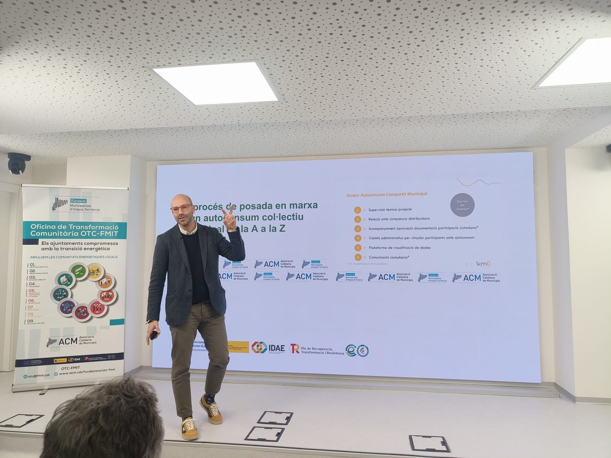 clusterEE's tweet image. 🔋 Participem en la Jornada d&apos;Autoconsums Col·lectius de l&apos;ACM! 🚀

Des del #CEEC, hem iniciat la setmana amb força, amb la participació del clúster i els seus membres en la jornada organitzada per la @Fundació Municipalista d’Impuls Territorial (#FMIT) de l&apos;@ACMunicipis .…