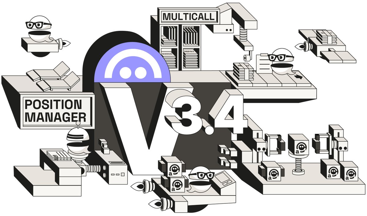bgdlabs's tweet image. Introducing Aave v3.4 👻
(link to forum below 🔽)