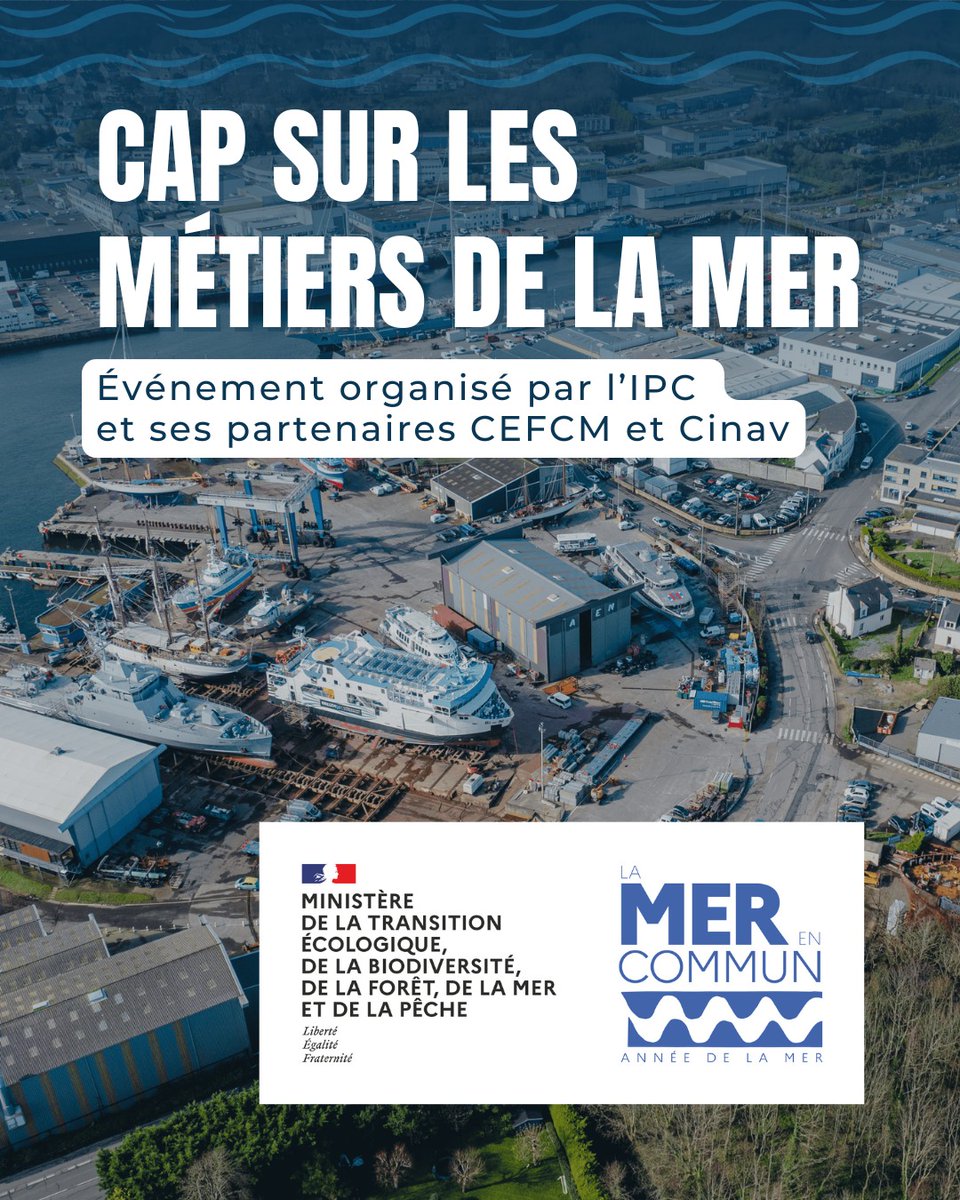 CEFCM's tweet image. Demain, 400 élèves du département, mais également de Nantes, visiteront les locaux du #CEFCM à @villeconcarneau dans le cadre de la journée sensibilisation aux métiers de la mer, "Cap sur les métiers de la mer" mis en place par @IPC_Concarneau avec l'aide de @cca29_com.
#IPC