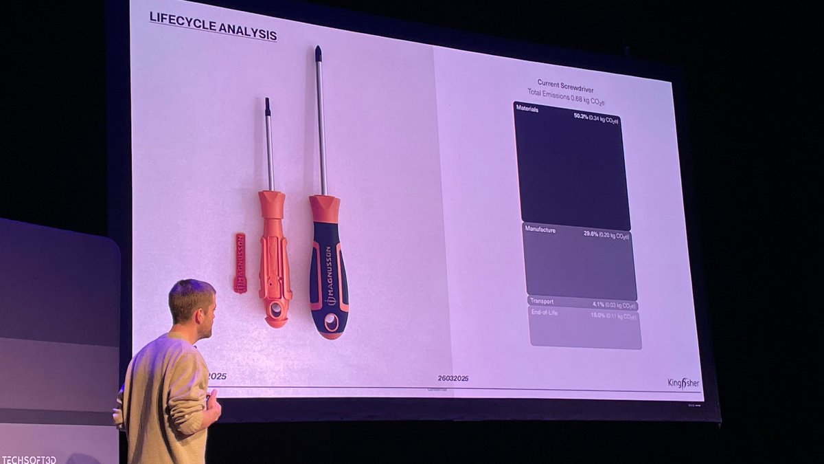 77A's tweet image. Loving #Develop3DLive 
Long and repairable life = low carbon manufacturing thro to Hydro energy mining with Energy fish 
As well as CAD … all before 10-30am 👌 @develop3D