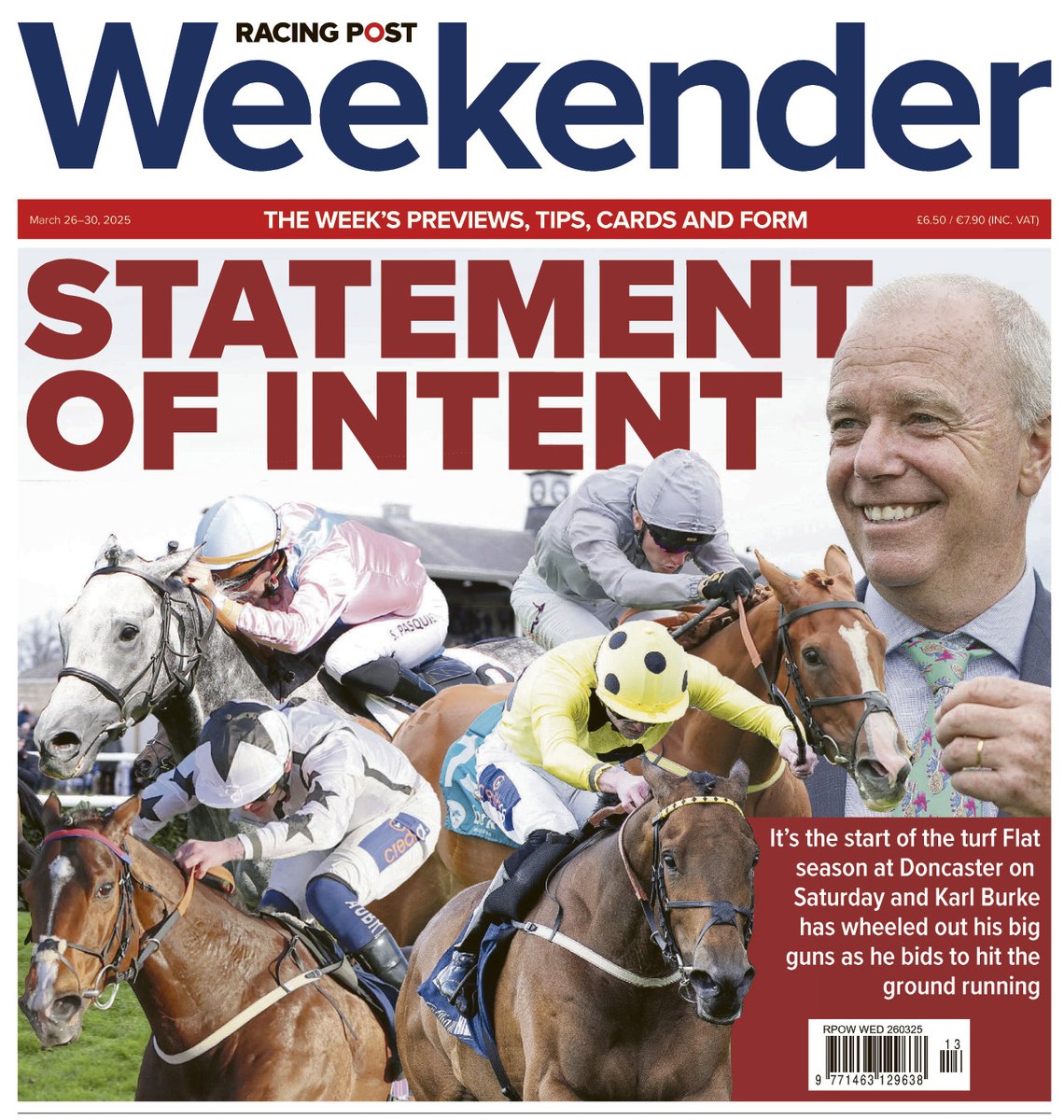 Weekender (@rpweekender) on Twitter photo Inside this week's <a href="/RPWeekender/">Weekender</a> 🗞️
🏇 The turf Flat season returns and we've got all the cards, big-race trends, previews and tips
🗣️ Tom Segal and <a href="/mp_horseracing/">Maddy Playle</a> on racing's hot topics and some punting pointers
👀 Flat horses to follow from <a href="/Georgia_cox_/">Georgia Cox</a>
PLUS so much more! Inside this week's <a href="/RPWeekender/">Weekender</a> 🗞️
🏇 The turf Flat season returns and we've got all the cards, big-race trends, previews and tips
🗣️ Tom Segal and <a href="/mp_horseracing/">Maddy Playle</a> on racing's hot topics and some punting pointers
👀 Flat horses to follow from <a href="/Georgia_cox_/">Georgia Cox</a>
PLUS so much more!