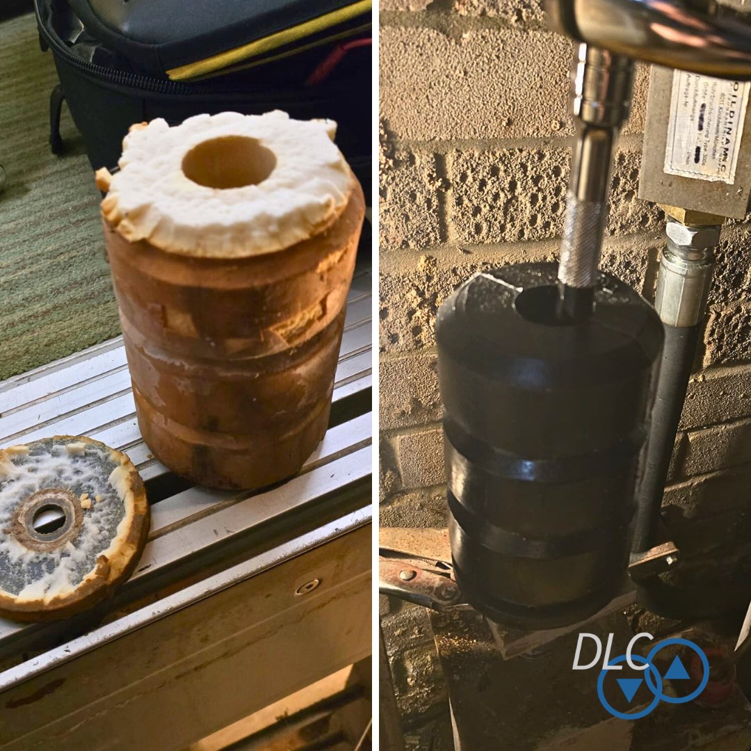 Out with the old, in with the new! 🔧 Replacing these worn-out buffers today to keep things running smoothly. Another day in 
#LiftMaintenance 💪⚙️ #OnTheTools #SafetyFirst #EngineeringLife" #ukliftservicing #LiftMaintenance #directliftcompany #essexliftmaintenance