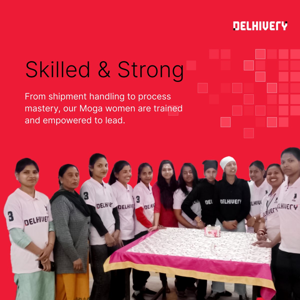 delhivery's tweet photo. Today we celebrate one year of #Moga Hub, our first all-women logistics hub. In the last year, the women at this hub have broken barriers, gone the extra mile and redefined possibilities. 

Swipe to read more!

#WomenInLogistics #BreakingBarriers #Delhivery #WomeninOperations #SupplyChain