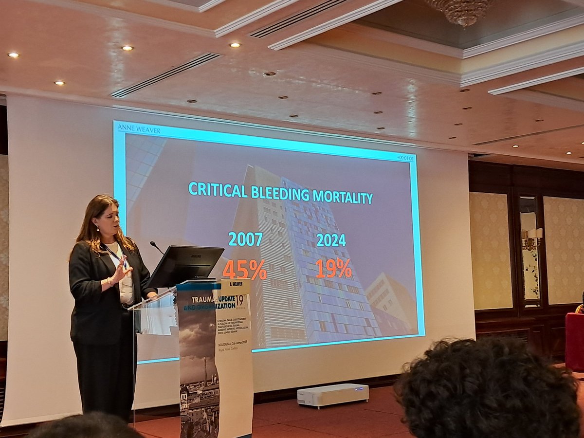 Mattia Partata (@mattiapartata) on Twitter photo Impressive data from <a href="/LDNairamb/">London's Air Ambulance Charity</a> 🚁🇬🇧 on prehospital blood transfusion🩸in trauma patients.
26% reduction of mortality ☠️ in 17 years.
Thank you for this journey!
#TupBo2025 <a href="/TraumaUpdate/">Trauma Update Bologna</a> Impressive data from <a href="/LDNairamb/">London's Air Ambulance Charity</a> 🚁🇬🇧 on prehospital blood transfusion🩸in trauma patients.
26% reduction of mortality ☠️ in 17 years.
Thank you for this journey!
#TupBo2025 <a href="/TraumaUpdate/">Trauma Update Bologna</a>