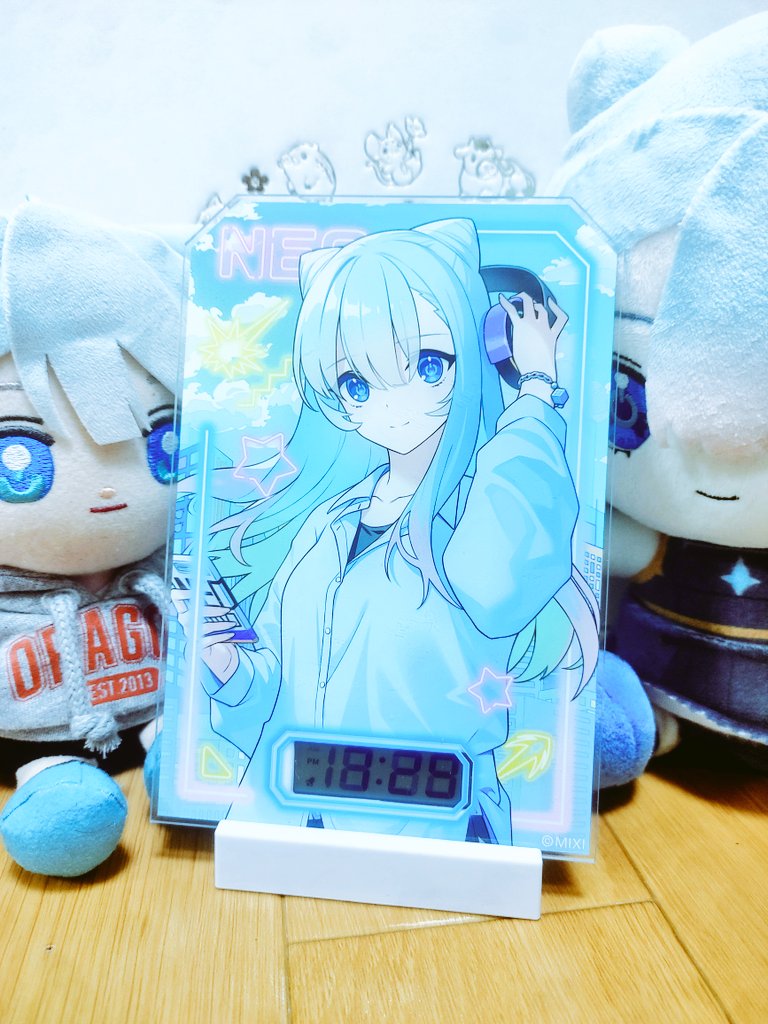 モンストくじ A賞 目覚まし時計 ネオ