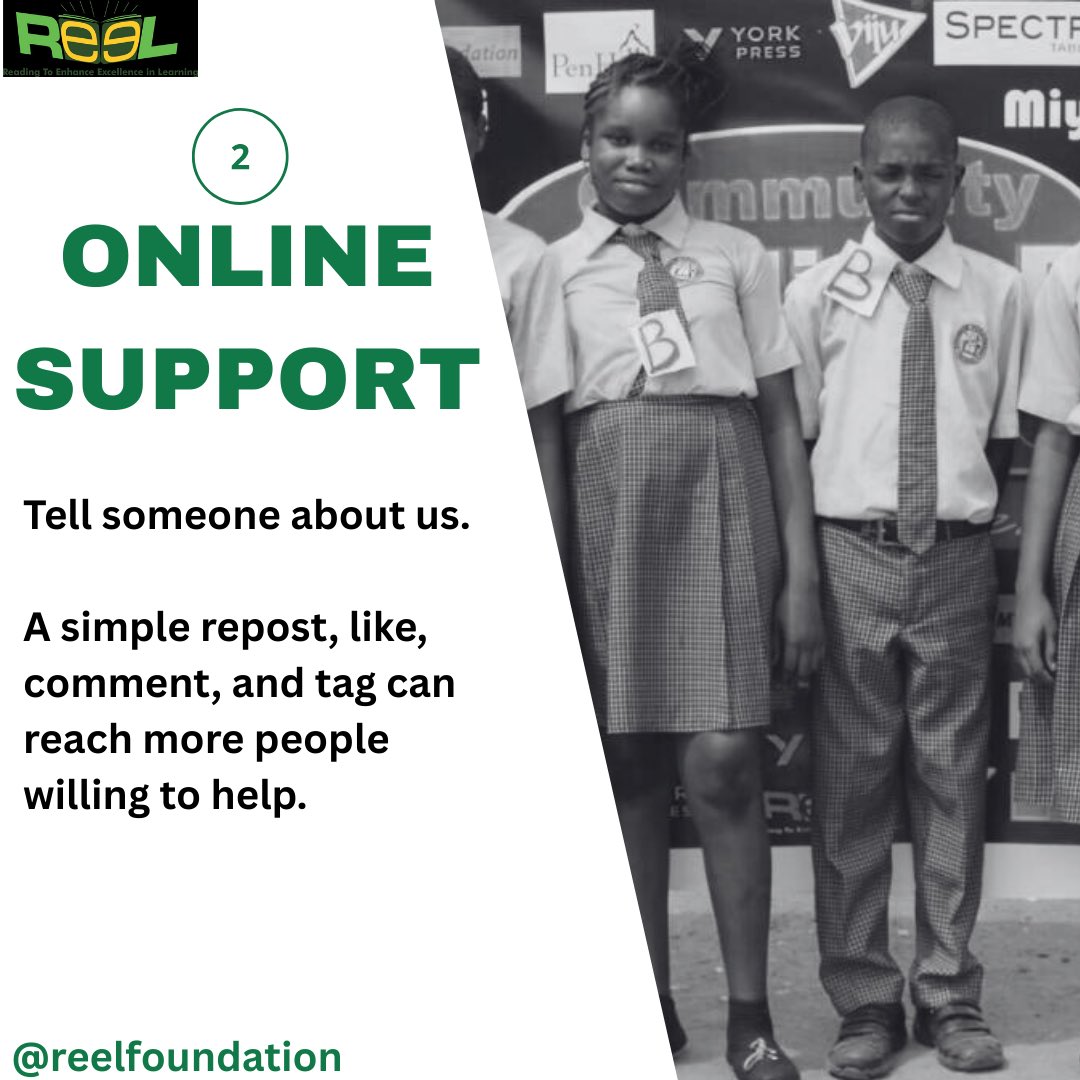 REELfoundation's tweet photo. Education is a lifeline, and because of you, 14 students are still in school! 

Here’s how you can help: 📍 Give Your Support 📍 Make a Direct Impact 📍 Support Online

#REELFoundation #EducationForAll  #BridgeTheGap #ScholarshipProgram https://t.co/yALDXgB7Z6