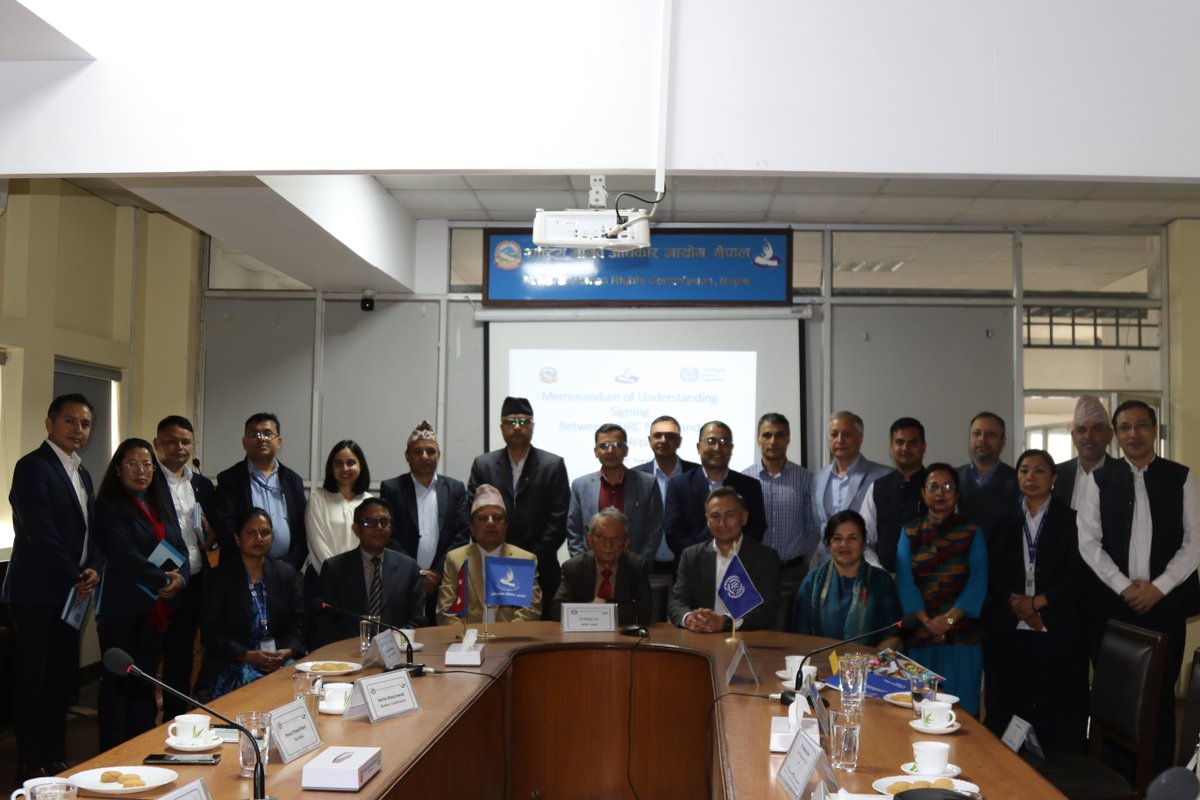 ILO Nepal (@ilo_nepal) on Twitter photo 📢<a href="/ILONepal/">ILO in Nepal</a> & <a href="/NepalNHRC/">NHRC Nepal</a> sign MoU to strengthen labour rights protection! This partnership will enhance monitoring of compliance with fundamental labour rights. A step forward for #DecentWork & #HumanRights in Nepal. <a href="/NumanOzcann/">Numan Ozcan</a>
Read more🔗tinyurl.com/2s4362m2 📢<a href="/ILONepal/">ILO in Nepal</a> & <a href="/NepalNHRC/">NHRC Nepal</a> sign MoU to strengthen labour rights protection! This partnership will enhance monitoring of compliance with fundamental labour rights. A step forward for #DecentWork & #HumanRights in Nepal. <a href="/NumanOzcann/">Numan Ozcan</a>
Read more🔗tinyurl.com/2s4362m2