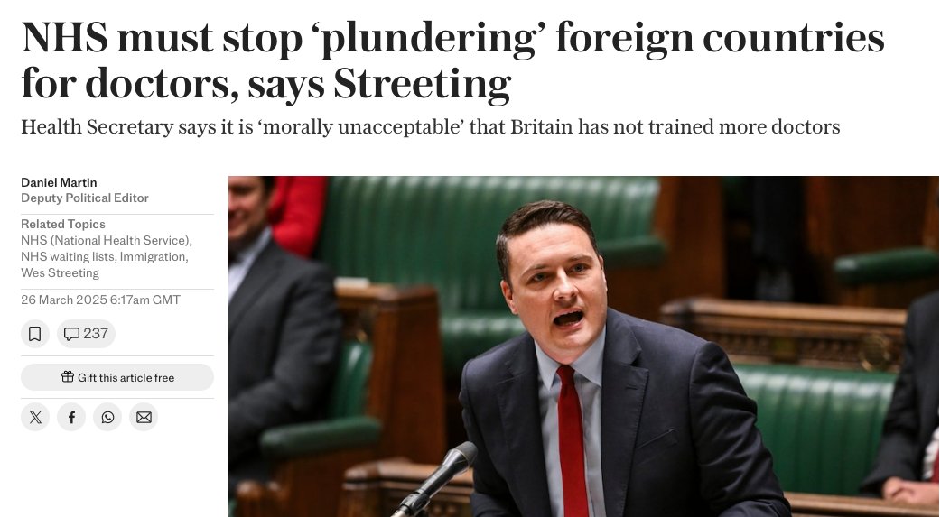 Partha S Kar ๐ฎ๐ณ๐ฌ๐ง๐๐ฅ (@parthaskar) on Twitter photo If YOU don't know where this is heading?
You aren't listening to what I have been saying for some time now.
(No surprises there-as rarely anyone does)
Let me predict:
1. The 'Shortage Occupation List' aka 'Skilled worker Visa' list is due to be updated <a href="/DHSCgovuk/">Department of Health and Social Care</a>
2. <a href="/gmcuk/">GMC</a> If YOU don't know where this is heading?
You aren't listening to what I have been saying for some time now.
(No surprises there-as rarely anyone does)
Let me predict:
1. The 'Shortage Occupation List' aka 'Skilled worker Visa' list is due to be updated <a href="/DHSCgovuk/">Department of Health and Social Care</a>
2. <a href="/gmcuk/">GMC</a>
