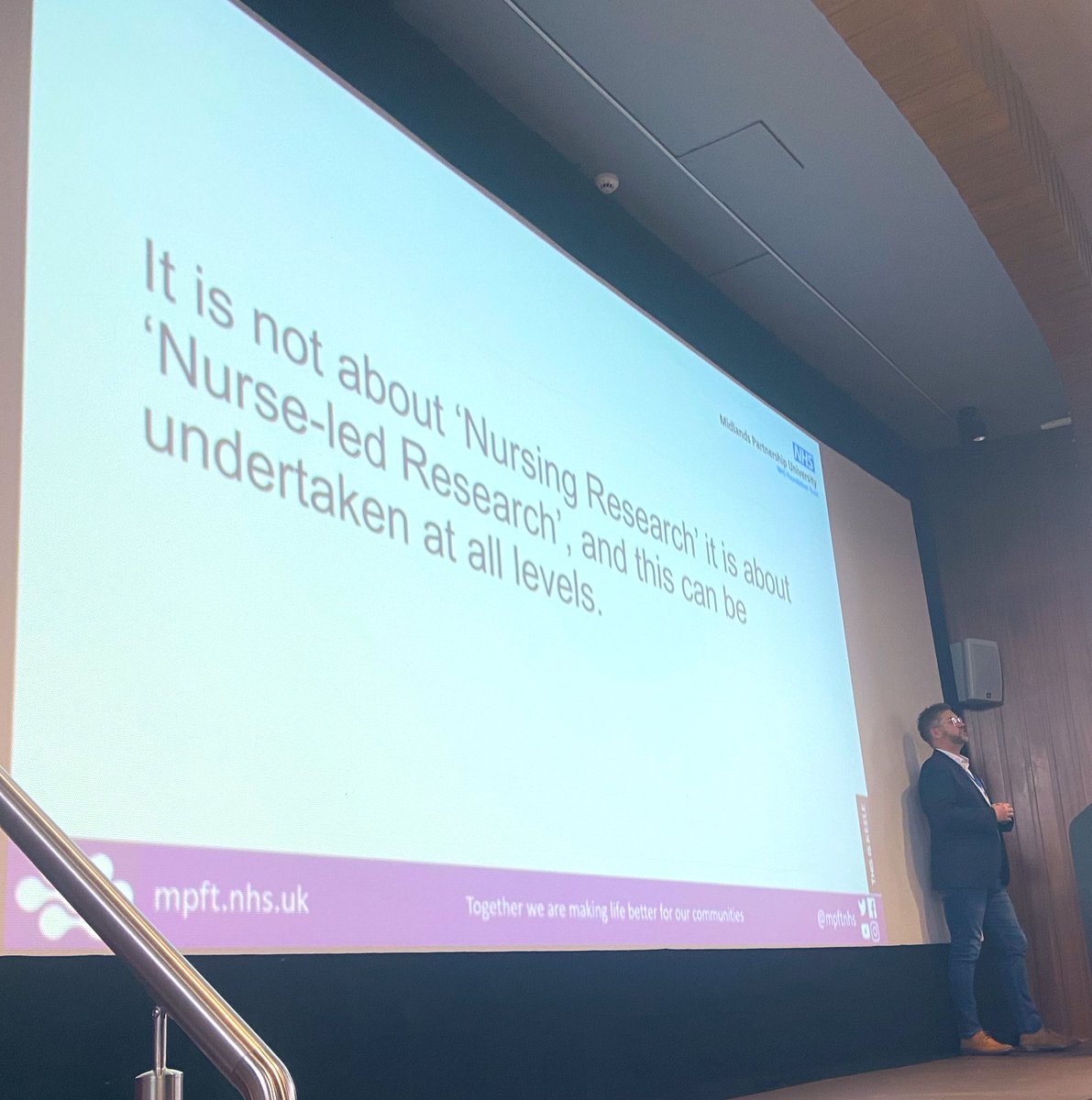 It is not about 'Nursing Research’ it is about 'Nurse-led Research', and this can be undertaken at all levels!

#MPFTResearch #MPFTCARA