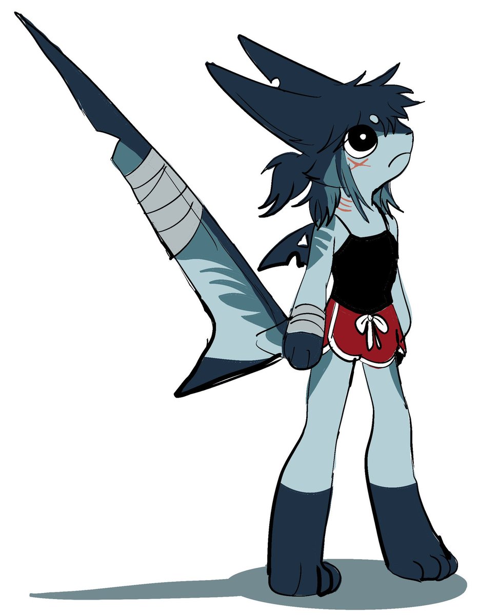 jitanfur's tweet photo. cat + thresher shark mutent furry oc!
her name is Narae. https://t.co/1T5zfGc8V6