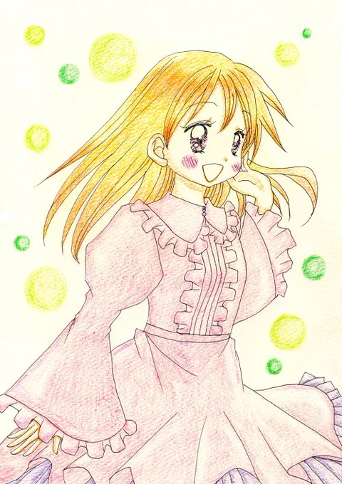 再掲です。#過去絵 #イラスト 