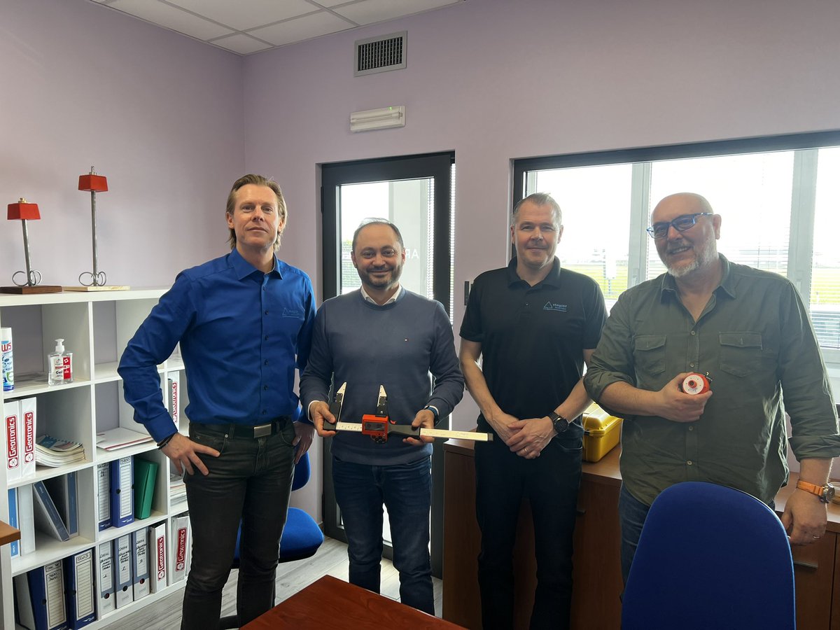 Good discussions today with our Italian friend #Instrumetrix. Thank you Marco Oberti and Andrea for our partnership. #forestry #measurement #Haglofsweden