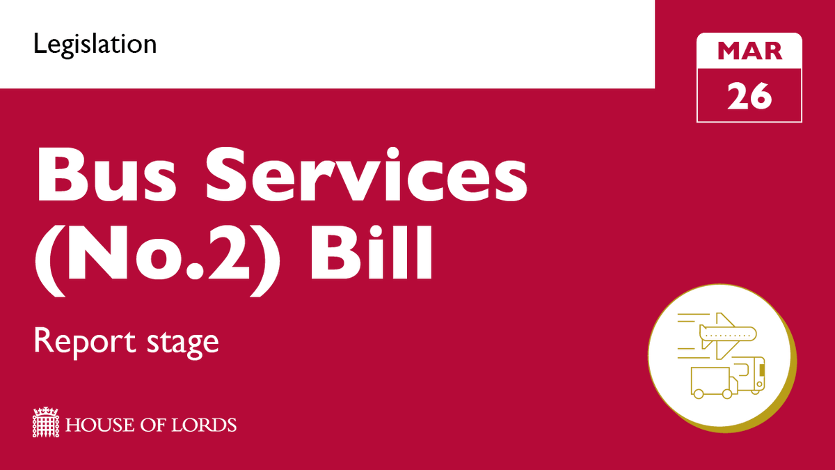 UKHouseofLords's tweet photo. @HouseofCommons Socially necessary bus routes next in the spotlight as #HouseOfLords begins further scrutiny of the #BusServicesBill at report stage.

➡ Read more https://t.co/OfN30qdxaZ https://t.co/BhsorYefsF