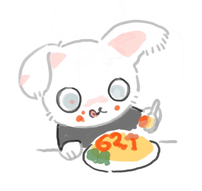 なんか食べる犬の621を 