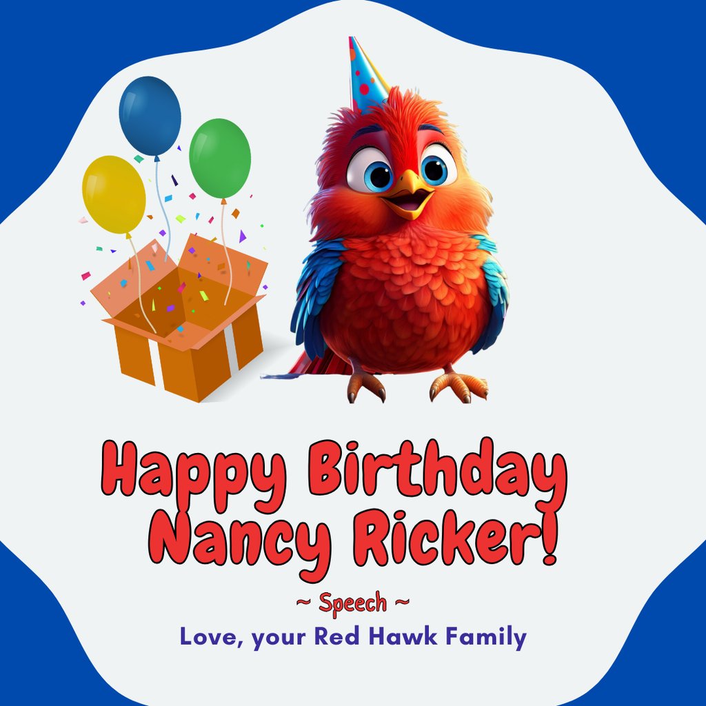 Join Rocky in wishing Ms. Ricker a very happy birthday!