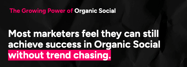 LatelyAI's tweet photo. We've always said authenticity is key - and turns out, most marketers told @vayner_x that they believe they can still achieve success in Organic Social without #trend chasing. It sounds cheesy but...the best thing you can be is YOURSELF.
#socialmediamarketing #authenticityiskey https://t.co/mi0fL078Bh
