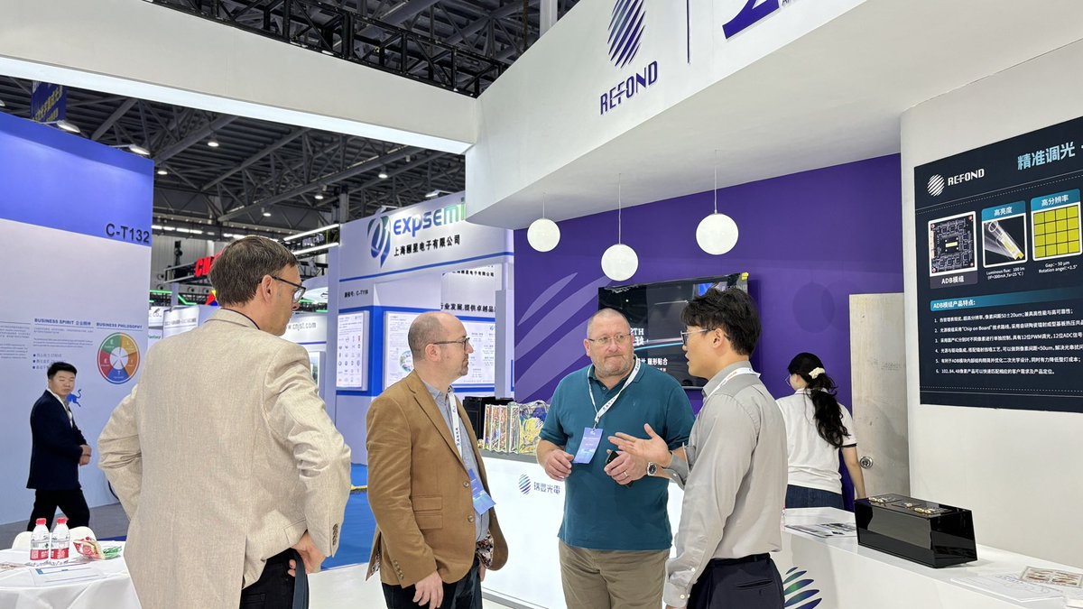RefondOpto's tweet image. ✨Hello from ALE Shanghai 2025!

Day 1 has been incredible! We’re excited to showcase our latest LED innovations for automotive lighting. Stop by Booth C-T136 and let’s explore the future of light together! 

#ALEShanghai2025 #LEDInnovation #AutomotiveLighting
